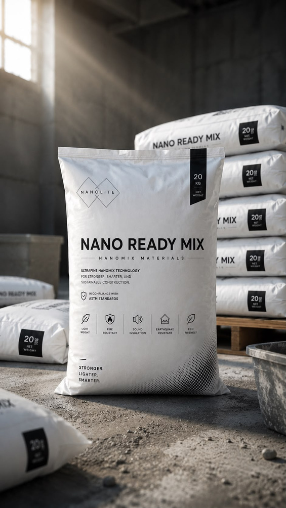 ReadyMix bag in storage